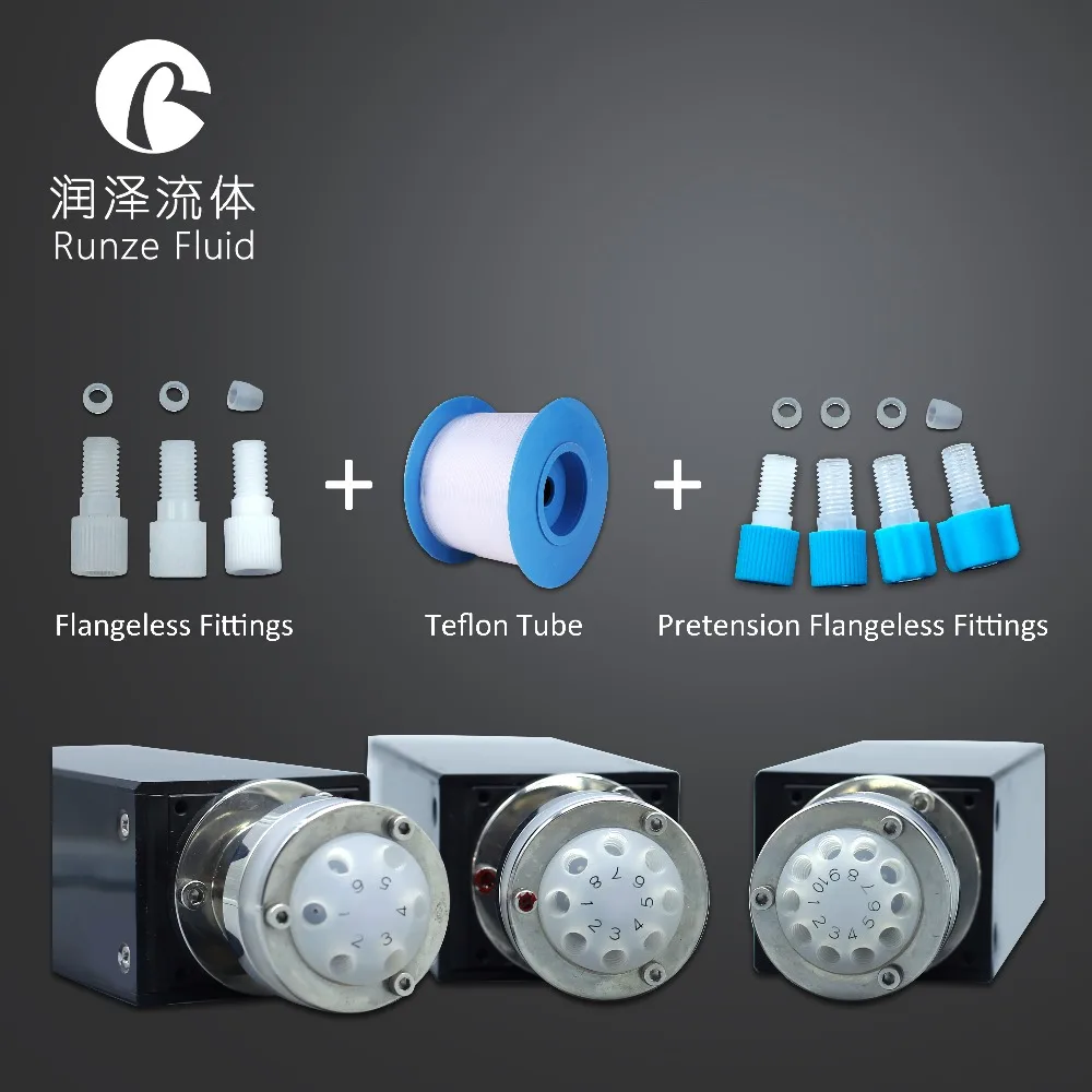 

PCTFE head Multi-channel Control Valve High Accuracy