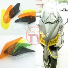 Para Yamaha Tmax 530 2012-2014 Motos TMAX530 2015-2016 Alta Qualidade ABS ABS Acrílico Capa Protetor de Farol lente tela
