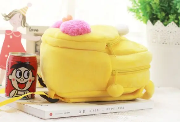 Обувь в виде милых животных-желтой утки детский Ранец из плюша в форме Lalafanfan кафе mimiins плюшевая сумка мягкие игрушки, детская школьная сумка S441