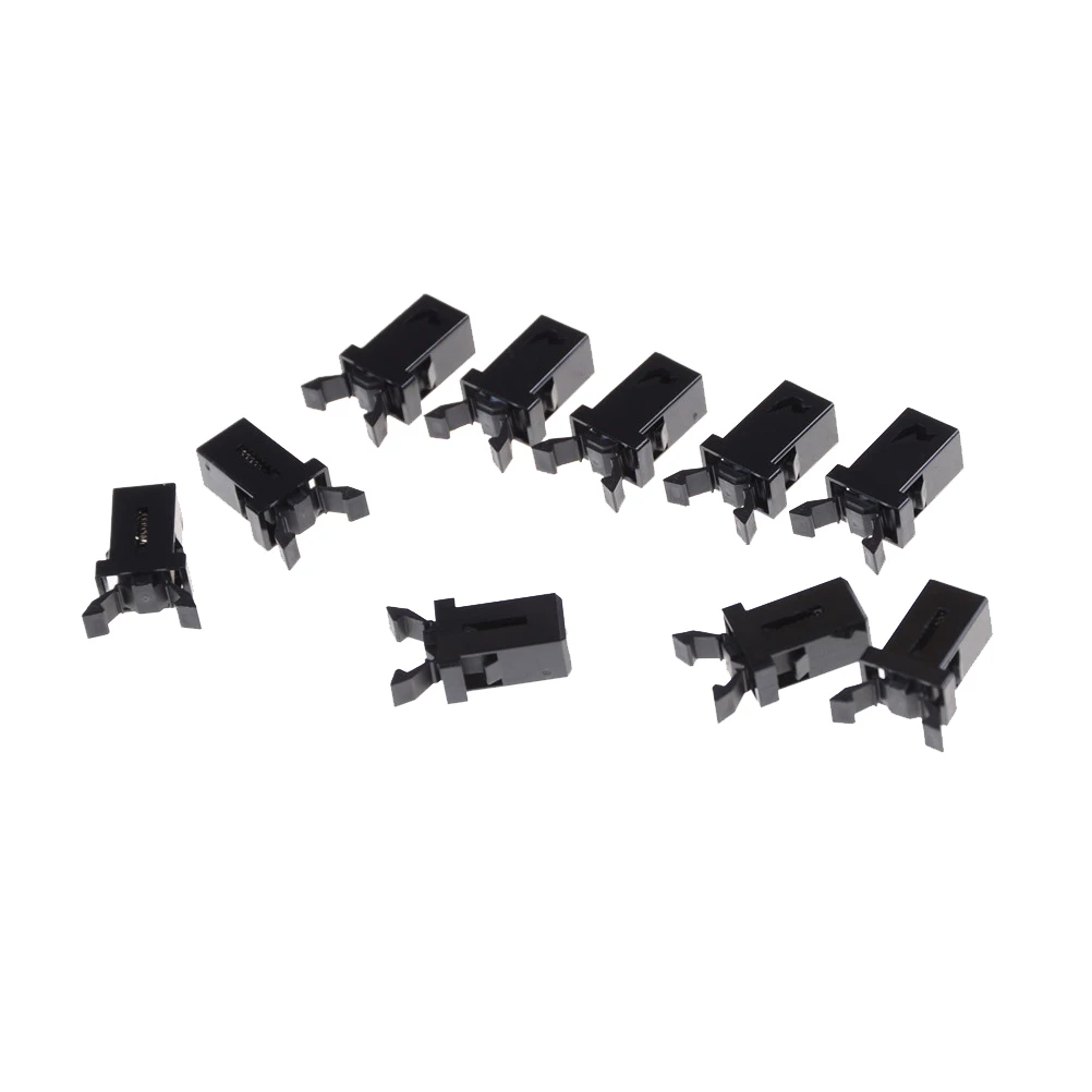 

PR-001 10Pcs Small TV DVD EVD Door Cover Knob Switch Lock For MS Air Conditioner Set Top Box Self-Lock Door Lock Switch Button