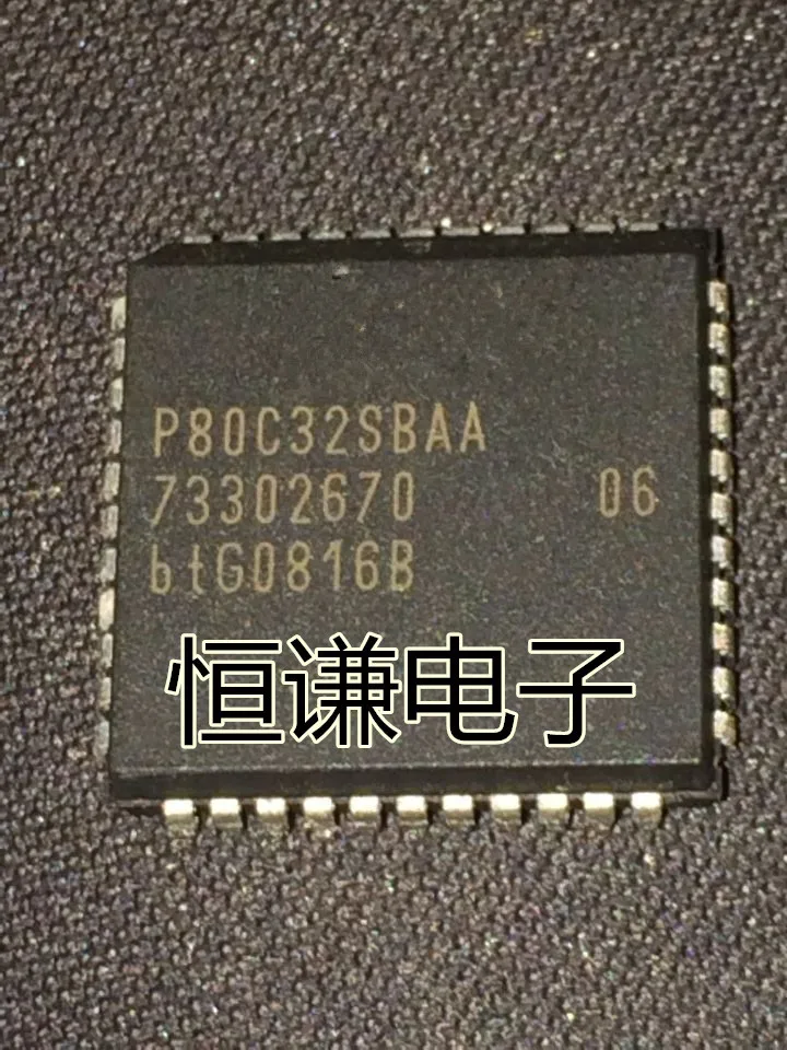Free Shipping 20pcs/lot P80c32sbaa P80c32 Plcc New Original Stock ...