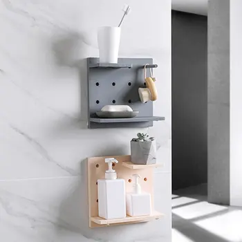 

Nordic Style PP Storage Rack Wall Rope Hanging Shelf for Decor of Bedroom Living Room Kitchen Office