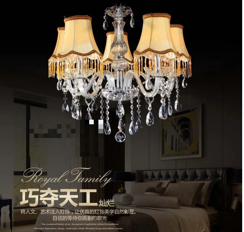 

European Style Living Room Crystal chandelier Lamp Home Lamps And Lanterns Production Dining Bedroom room chandelier Wholesale