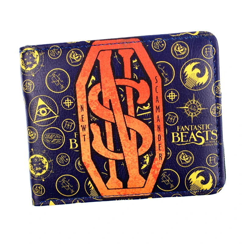 

FVIP Harry Potter Fantastic Beasts and Where Wallet Men's Short Purse With Coin Pocket