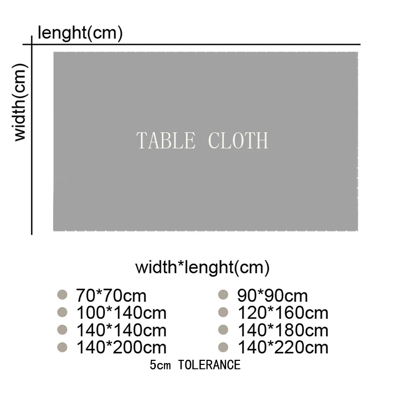 Lemon Pattern Boho Tablecloth Hot Sale Linen And Cotton Rectangular Table Cloth Home Hotel Textile Table Cover For Mexico Party
