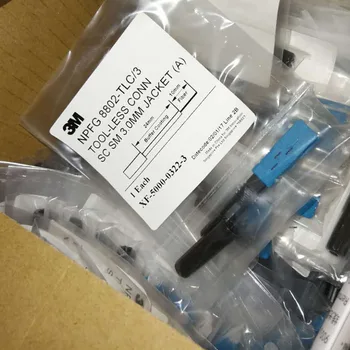 

100PCS 3M 8802-TLC/3 SC/upc single-mode fiber optic quick connector 3M SC UPC 3.0 FTTH Fiber Optic Fast Connector