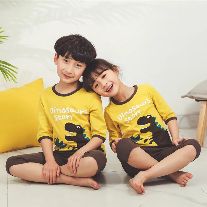 Short Pant Set Kids Boys Cartoon Sleepwear Pj/'s Pyjamas Summer Outfits T-shirt