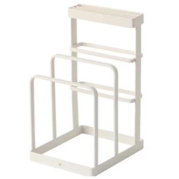 

Wrought Iron Kitchen Tool Knife Storage Rack Drain Rack Kitchen Cutting Board Storage Rack Vertical Tool Holder