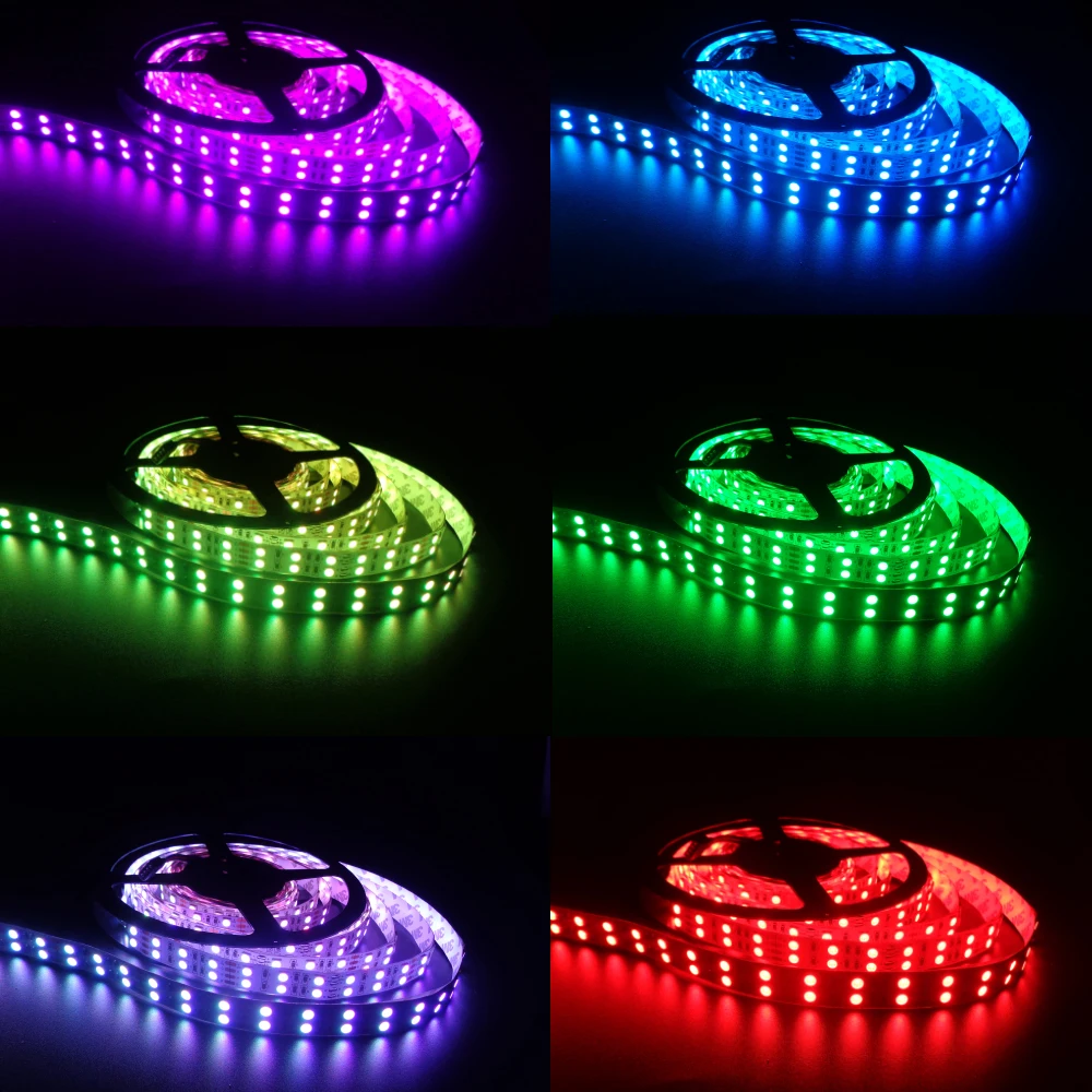 Набор лент 5050 SMD с питанием 12 В 6 А RGB 44 кнопками контроллера 600 Светодиодная лента 5