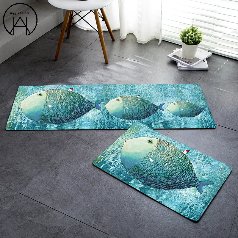 

Bath Mats In The Bathroom Bathroom Carpet Toilet Mat Kitchen Water Absorption Non-slip Feet Mat