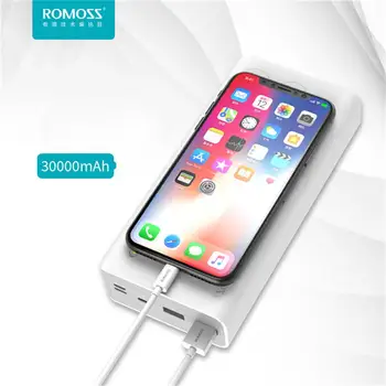 

ROMOSS Sense 8 Universal Fast Charge Power Bank 30000 MAh Portable Power Source For Mobile Phones Tablet PCs With Dual USB Port