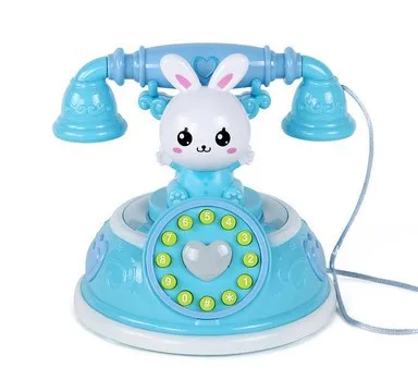 Музыкальное звуковое кольцо моделирование телефон prentend play продуктовая игрушка один шт мультфильм животное