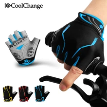 CoolChange Cycling Gloves Half Finger Mens Women’s Summer Sports Shockproof Bike Gloves GEL MTB Bicycle Gloves Guantes Ciclismo
