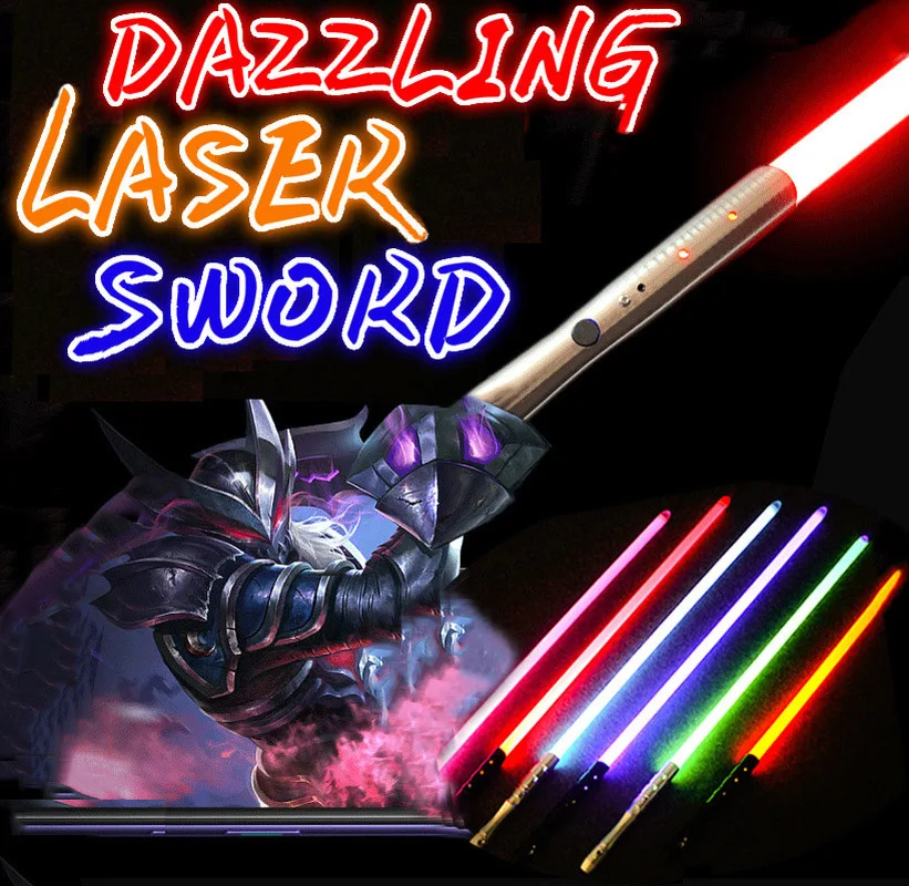 

Lightsaber Jedi Sith Luke Light Saber Force FX Heavy Dueling Rechargeable Color Changing Sound FOC Lock up Metal Handle Sword
