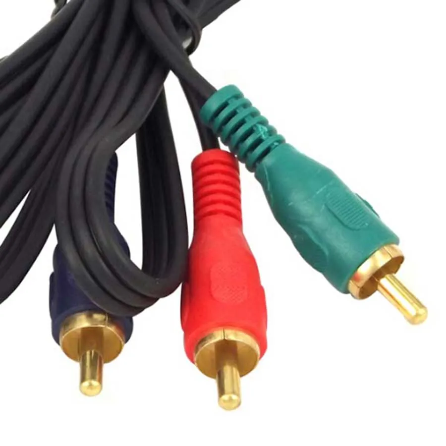 1 м HDMI м штекер 3 RCA м аудио-видео компонент преобразователя AV Кабель-адаптер DVD