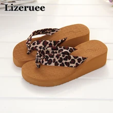 Summer Woman Shoes Platform bath slippers Wedge Beach Flip Flops High Heel Slippers For Women EVA Ladies Shoes Q32 platform slippers women heel shoes high wedge slipper women shoes high heel platform shoes ladies pantoufle femme