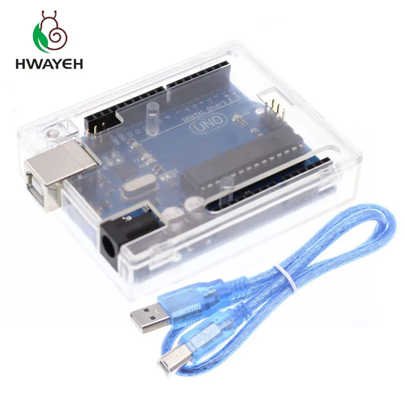 Высокое качество один набор UNO R3 официальная коробка ATMEGA16U2+ MEGA328P чип для Arduino UNO R3 макетная плата+ USB кабель - Цвет: R3 With Cable BOX