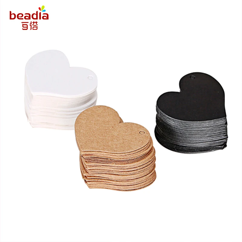 

50pcs 4.5*4cm Heart Shape Kraft Paper Card Wedding Favour Gift Tag Hand soap Gift Card DIY Tag Price Label Party Favor