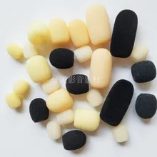 Насадка-губка для микрофона, гарнитура, петличный микрофон, ветрозащитный хлопок, сценический микрофон конференц-связи