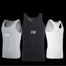 Для мужчин из дышащего хлопка, Летняя майка Пеший туризм, для катания на велосипеде, для рыбалки, одежда спортивная одежда 3 цвета, топы на бретелях