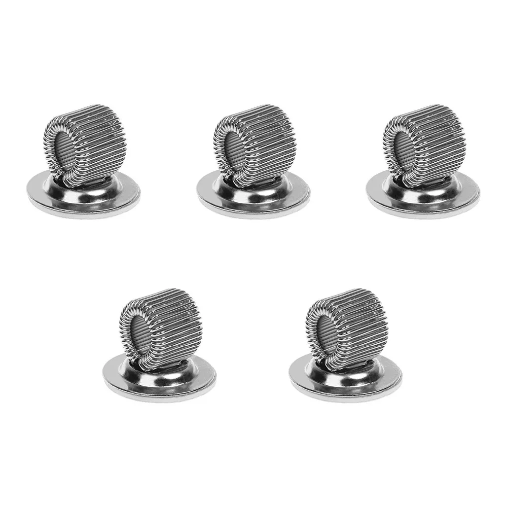 

XRHYY 5PCS Metal Self Adhesive Pen Clip Pen Holder with Spring Loop