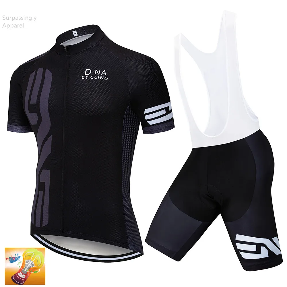 

2019 TEAM Black Cycling Clothing Bike Jersey Ropa Quick Dry Men MTB Bicycle Summer Pro Cycling Jersey Sets Short Sleeve 16D G