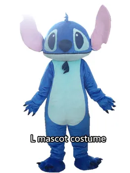 

Wholesale Stitch of Lilo & Stitch MASCOT COSTUME Adult Size Cartoon Character Mascot Outfit EMS FREE SHIPPING