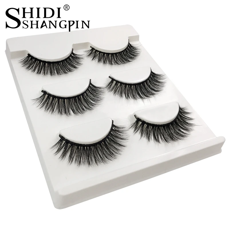 Eyelashes 3d mink lashes natural long make up false eyelashes 10mm eyelash glue makeup eye lashes tweezers 3d lashes maquiagem