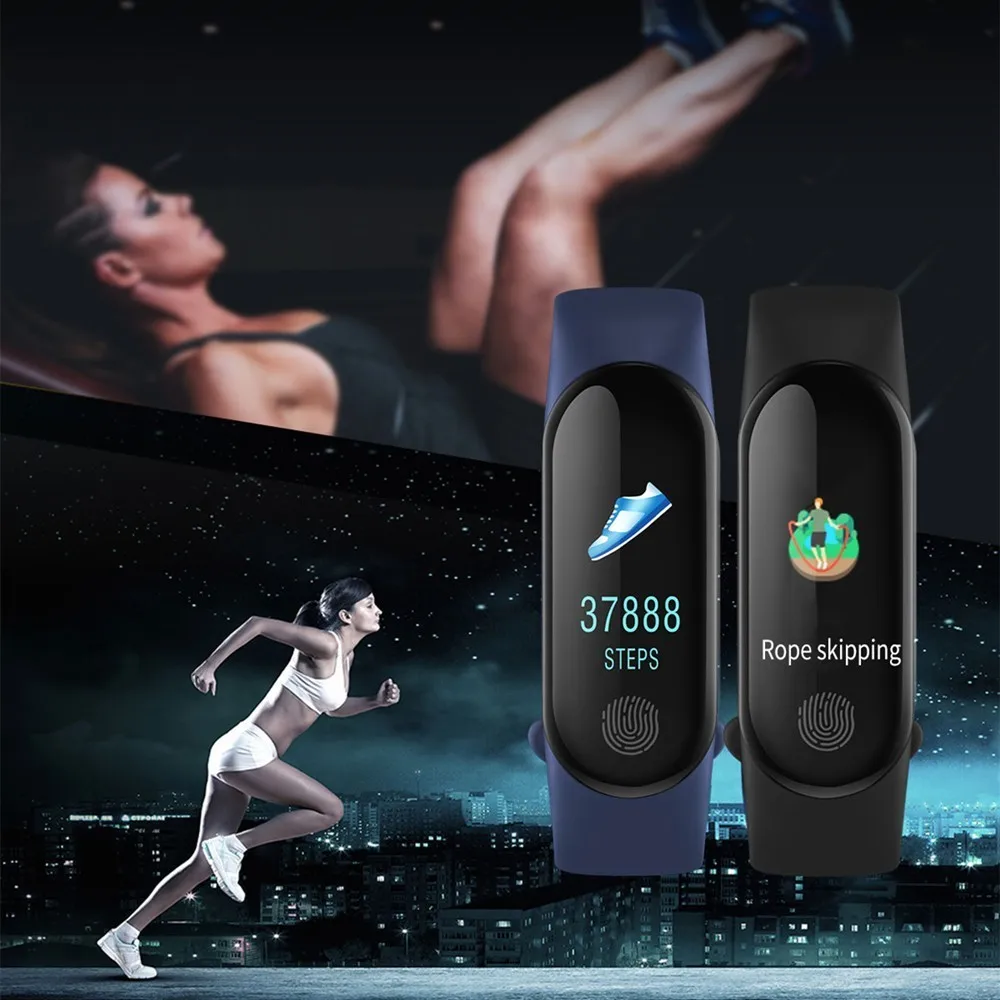 COXRY Color Smart Watch Woman Sport Watch Electronic SmartBand Heart Rate Water Resistant Fitness Tracker Watch Women Wristband