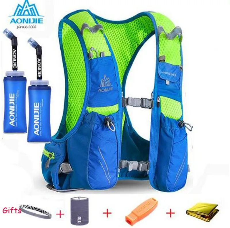 AONIJIE Men Women 10L Outdoor Bags Hiking Backpack Vest Marathon