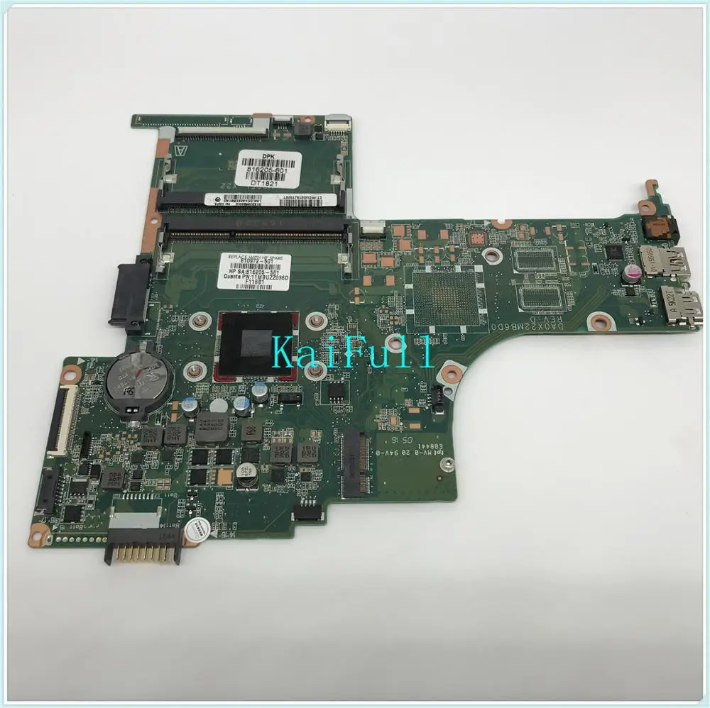 

DA0X22MB6D0 810972-001 810972-501 For HP 14-ab series Motherboard with A8-7410 CPU