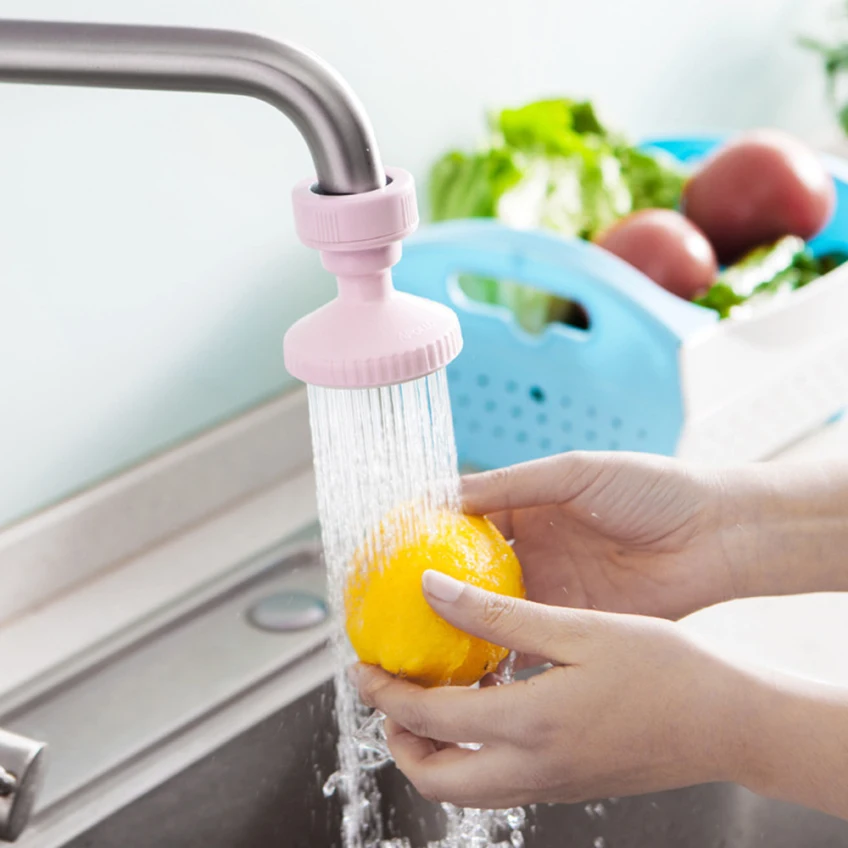 

Ouneed 6.6 x 4.5cm Swivel Water Saving Tap Aerator Diffuser Faucet Filter Connector Popular Happy Gifts High Quality TPR+PP