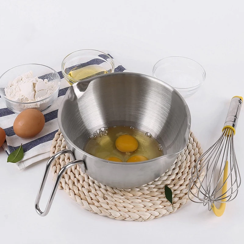 Для разбивания яиц сковорода тестомес углубление горшок бассейна ручка овощей из нержавеющей стали чаша для смешивания