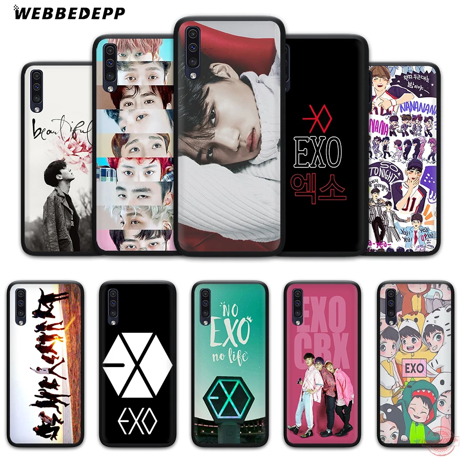 WEBBEDEPP Kpop exo Lucky one Soft Phone Case for Samsung A50s A40s A30s A20s A10s A60 A70 M10 M20 M30 M40 Cases | Мобильные телефоны
