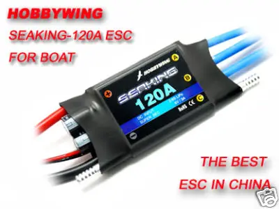 

Hobbywing Seaking-120A Brushless ESC for RC Boat V2