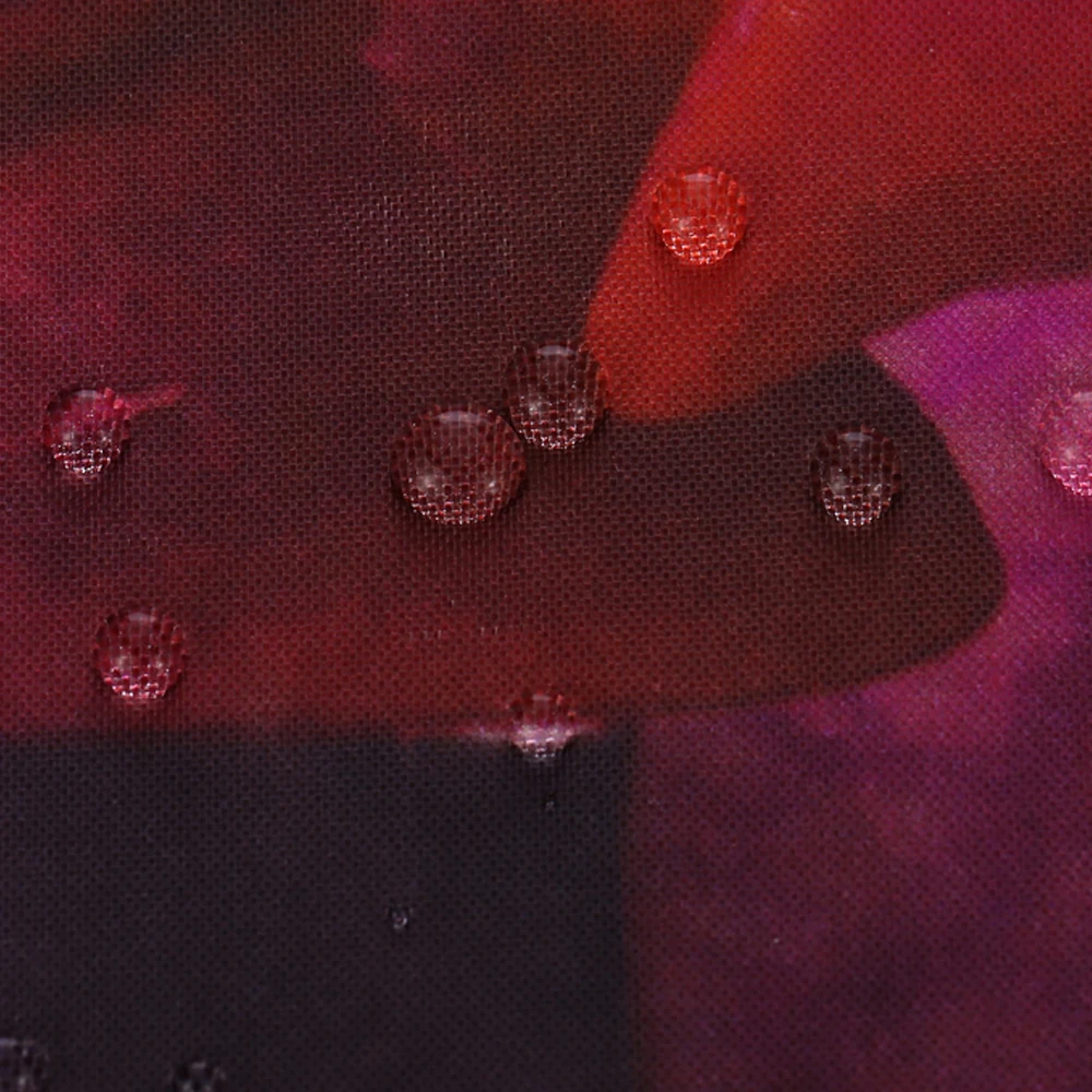 Занавеска для душа Happy Tree ткань из полиэстера фаленопсис с камнем