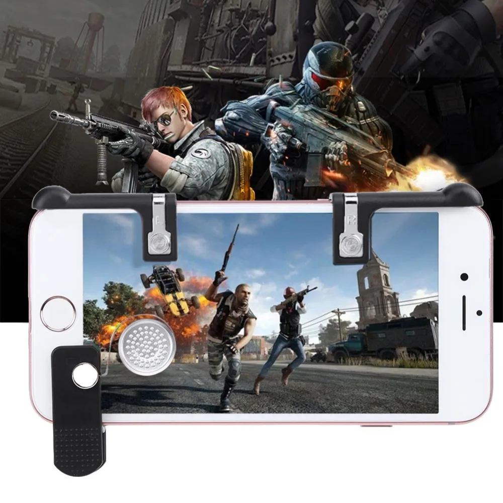 

1Pcs for PUBG Phone Game Touch Type Quick Move Button + 2pcs Handle Joysticks Controller Assist Tools for STG FPS TPS Game New