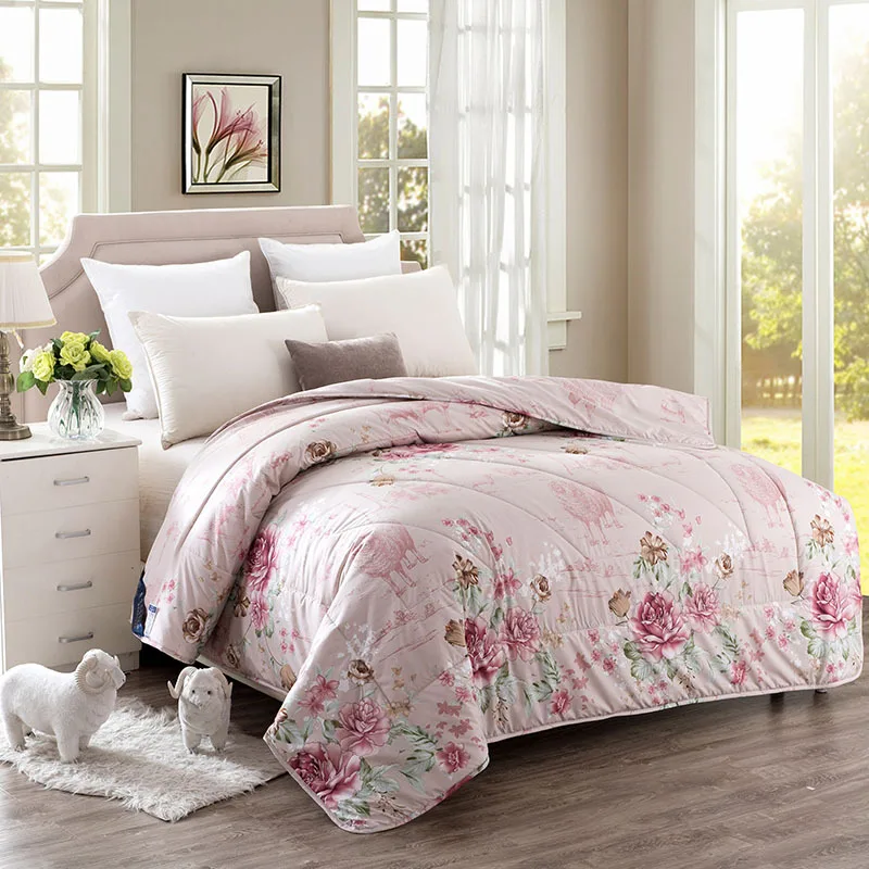 Super warm wool quilt twin/ full/Queen/ Size comforter Let your winter