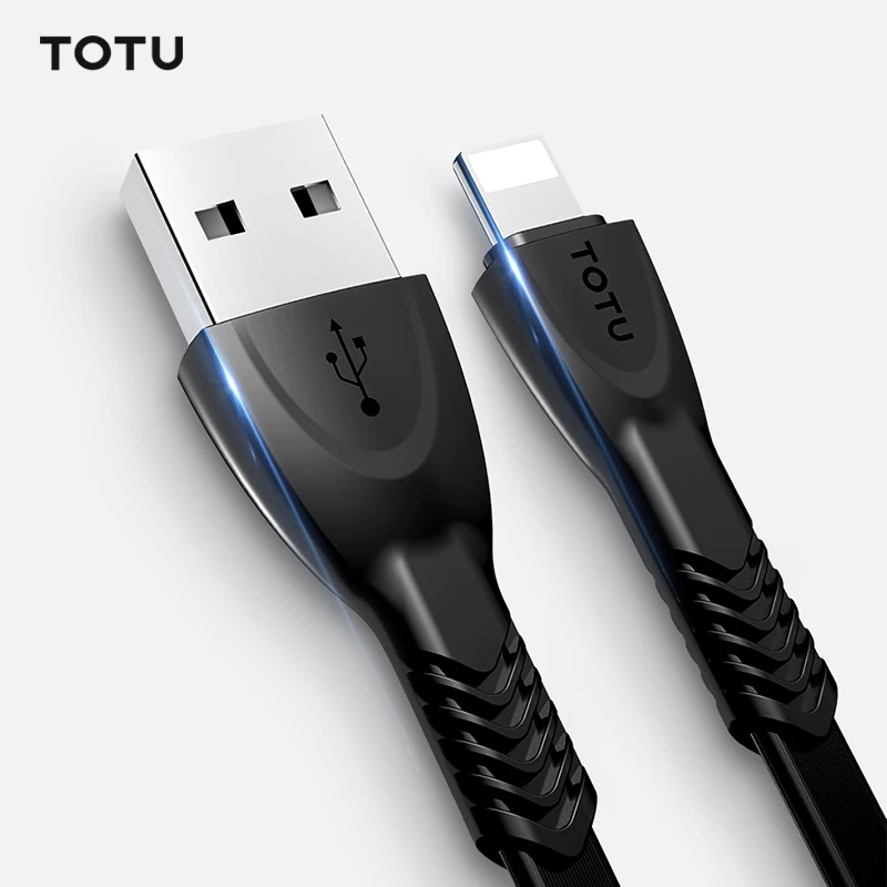 TOTU USB кабель для iPone X 8 7 6 Plus iPad зарядное устройство передачи данных провод