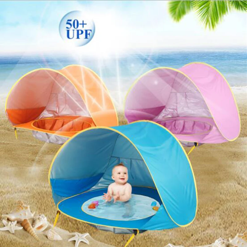 

Children's Toys Tipi Tent Game House Waterproof Portable Beach Teepees For Kids Outdoor Dry Pool Sunscreen Uv-protecting Camping