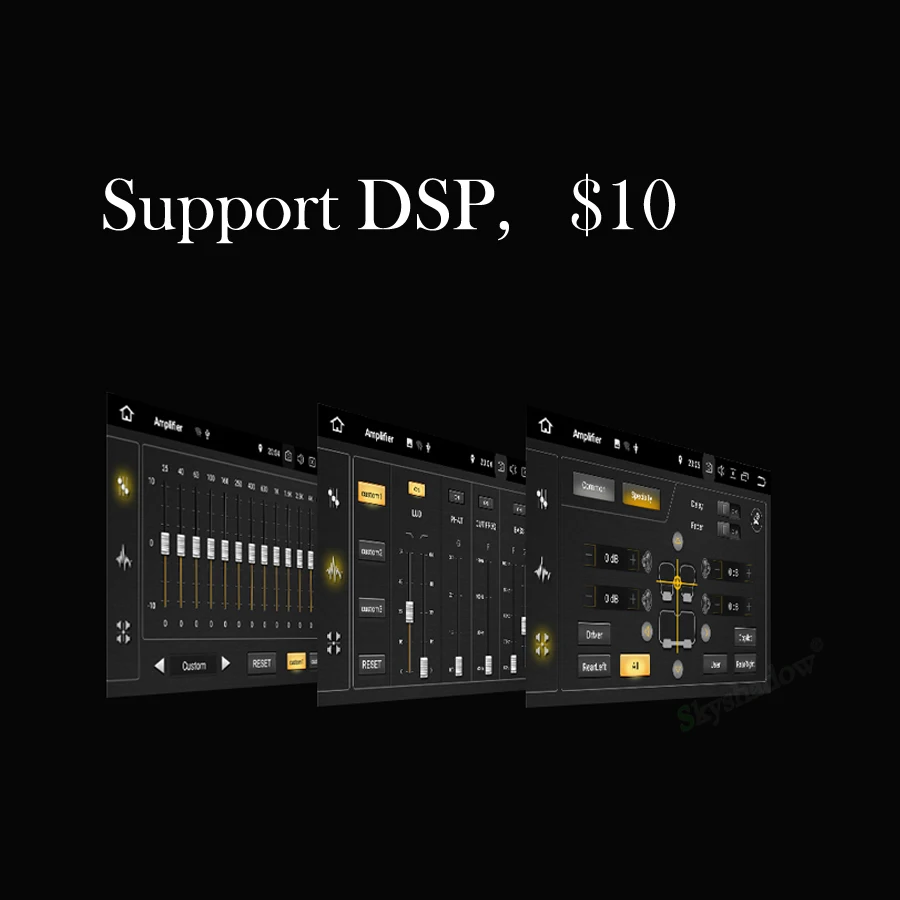 Top DSP Android 9.0 4GB+32GB + Octa Core Car Radio DVD Player GPS RDS wifi Bluetooth For Honda CIVIC 2006-2011 right left 1