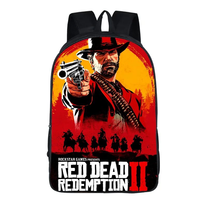 

New arrival Backpack game RedDeadRedemption Students School lightweight backpack For Girls Boys Rucksack mochila women Bag