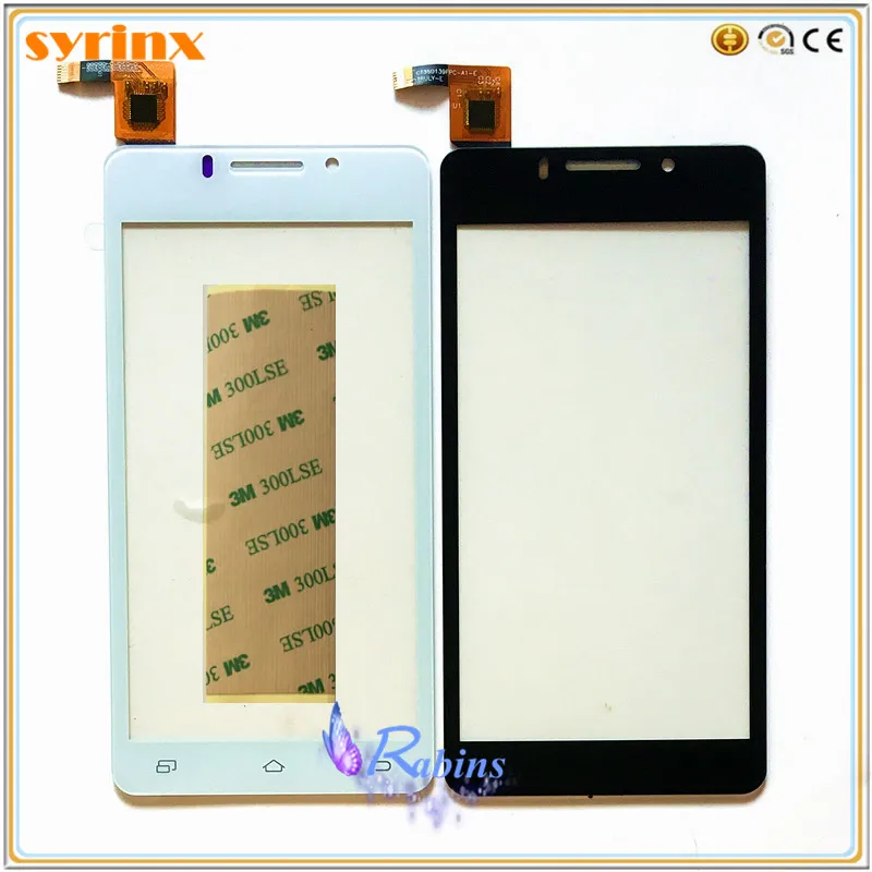 

SYRINX 4.5" Touch Screen Front Glass Panel Digitizer Sensor For DNS S4503 S4503Q innos i6 i6c 3m Tape Replacement Touchscreen