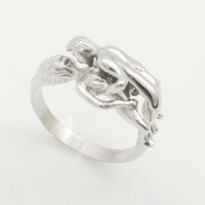 

GOKADIMA Figure ring men women polished stainless steel #8/9/10/11/12/13 Jewelry bijioux WR131