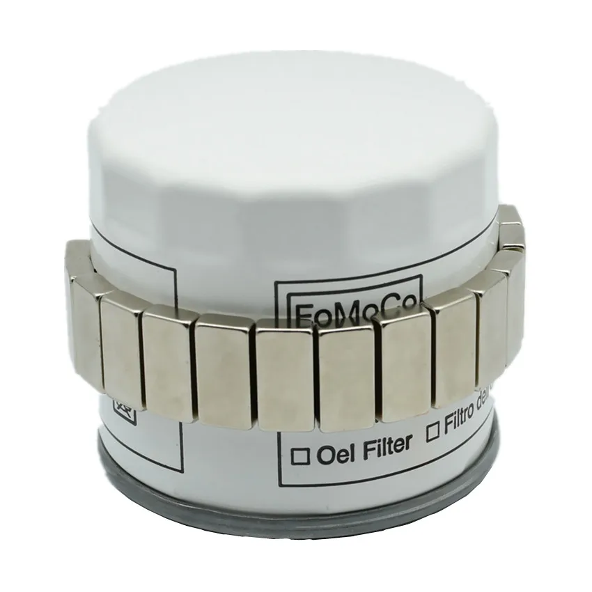 Automotive Oil Filter NdFeB Strong Neodymium 150 degree