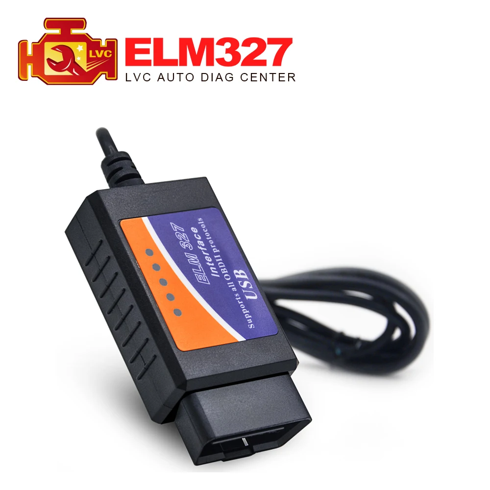 

5PCS/lot 2018 High Quality ELM327 USB OBD2 / OBDII Code Reader Scanner ELM 327 Car Diagnostic tool Free Shipping