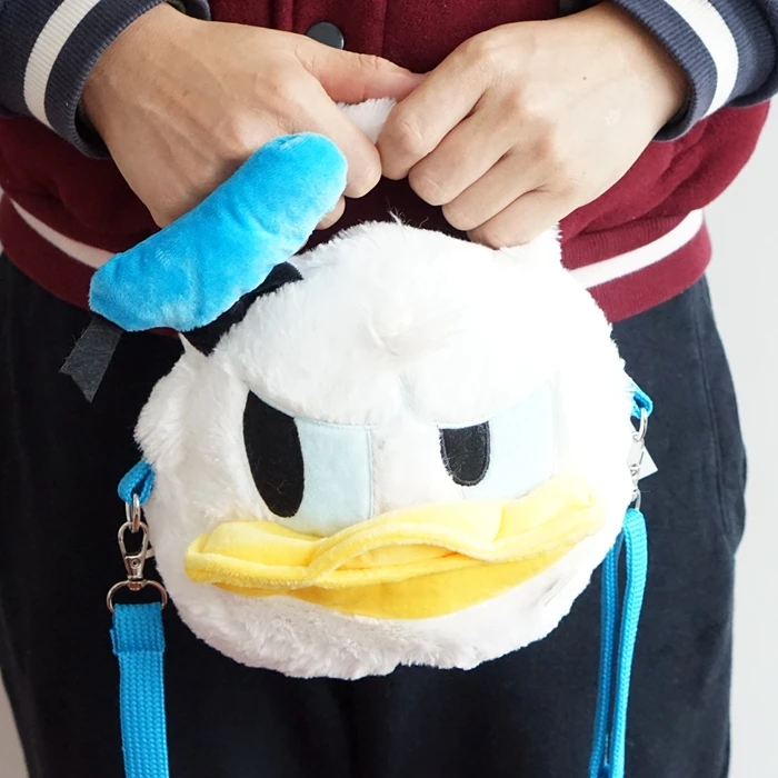 新しいかわいい怒っている表情ドナルドダックぬいぐるみバッグ子供ハンドバッグ人形の誕生日プレゼント Aliexpress