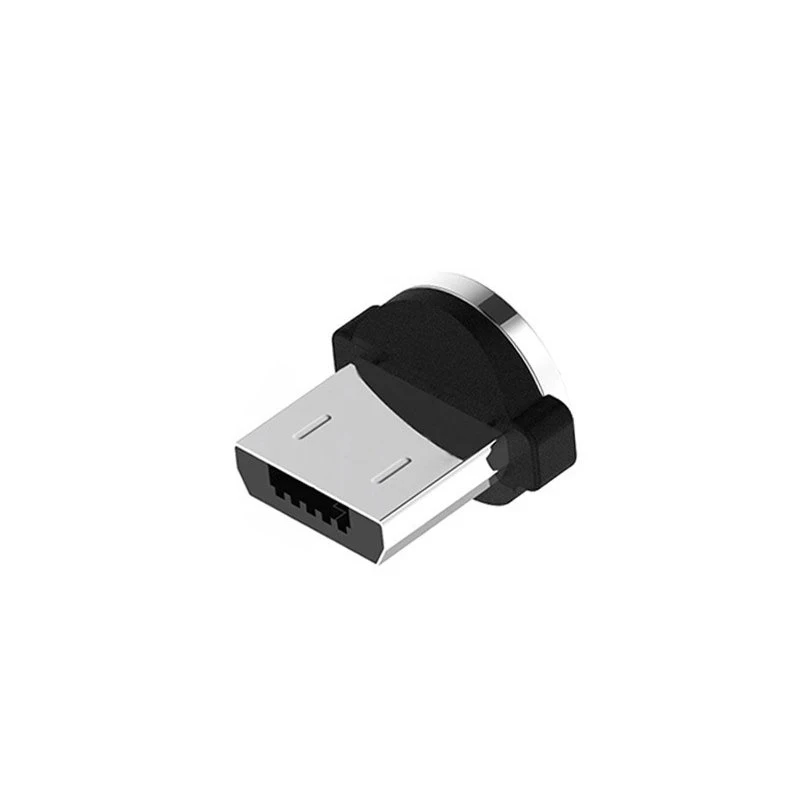 micro plug 1 м Магнитный Micro USB кабель для iPhone 8 XR XS MAX samsung магнит зарядное устройство адаптер Тип C кабели для Xiaomi кабели для мобильных телефонов - Цвет: micro plug