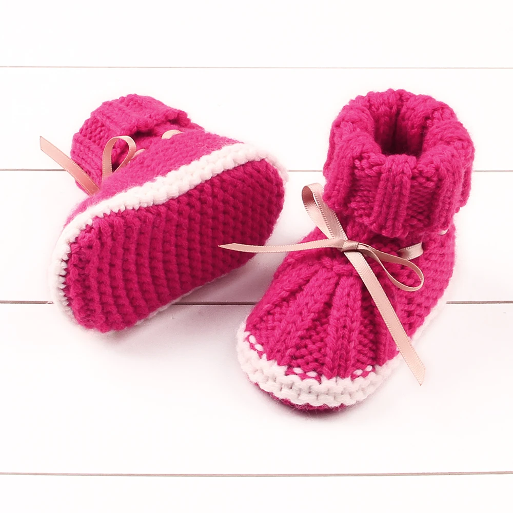Cute Baby Shoes For Newborns Soft Soled First Walkers Winter Warm Infant Toddler Walking Shoes Fall Boy Girls Prewalker Footwear