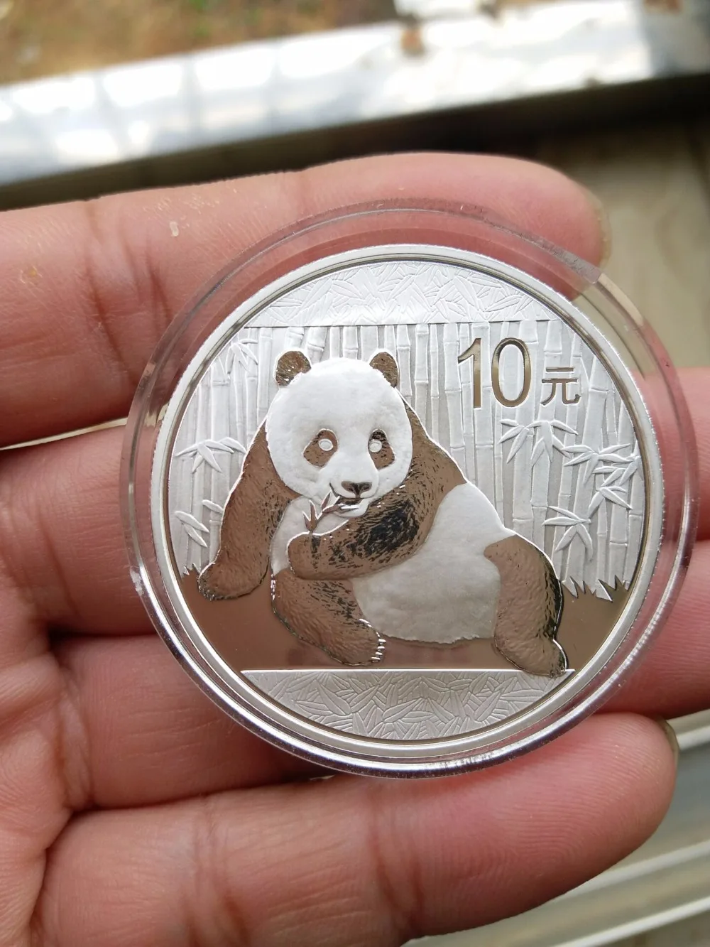 

40mm 31.1g Panda 2015 Silver Coin China